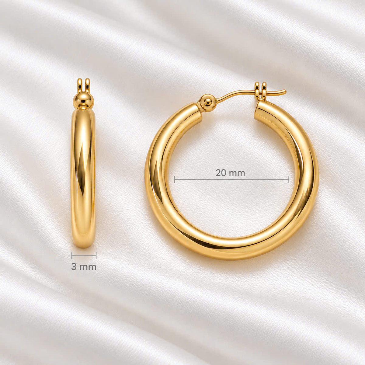 Classic 14K Gold Hoops