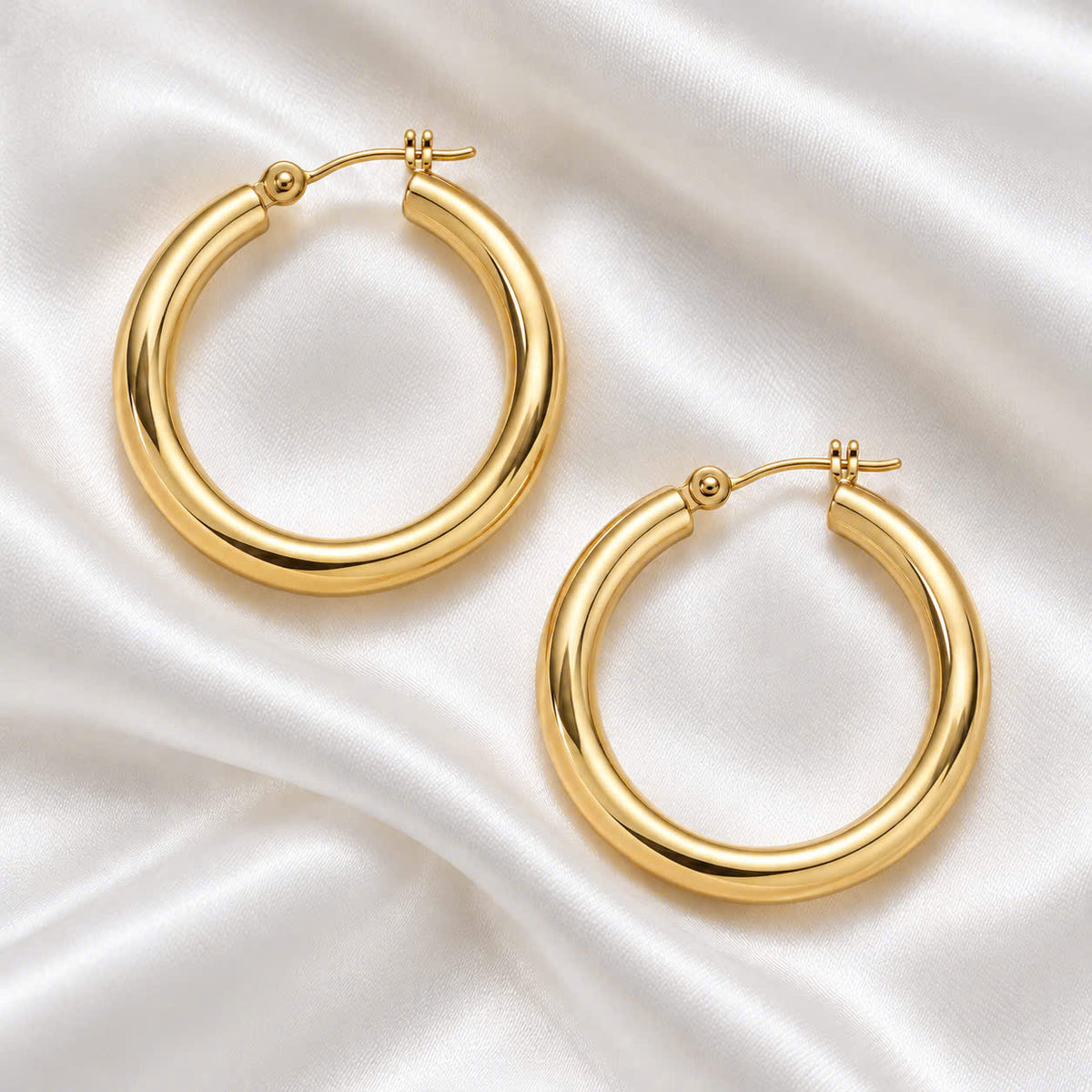 Classic 14K Gold Hoops